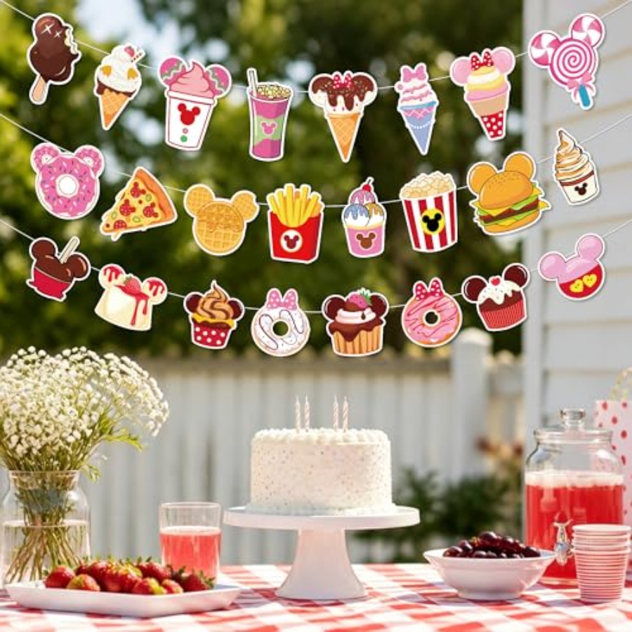 3 Pcs Mouse Snacks Party Banne - Food Snacks Banner 评论和价格
